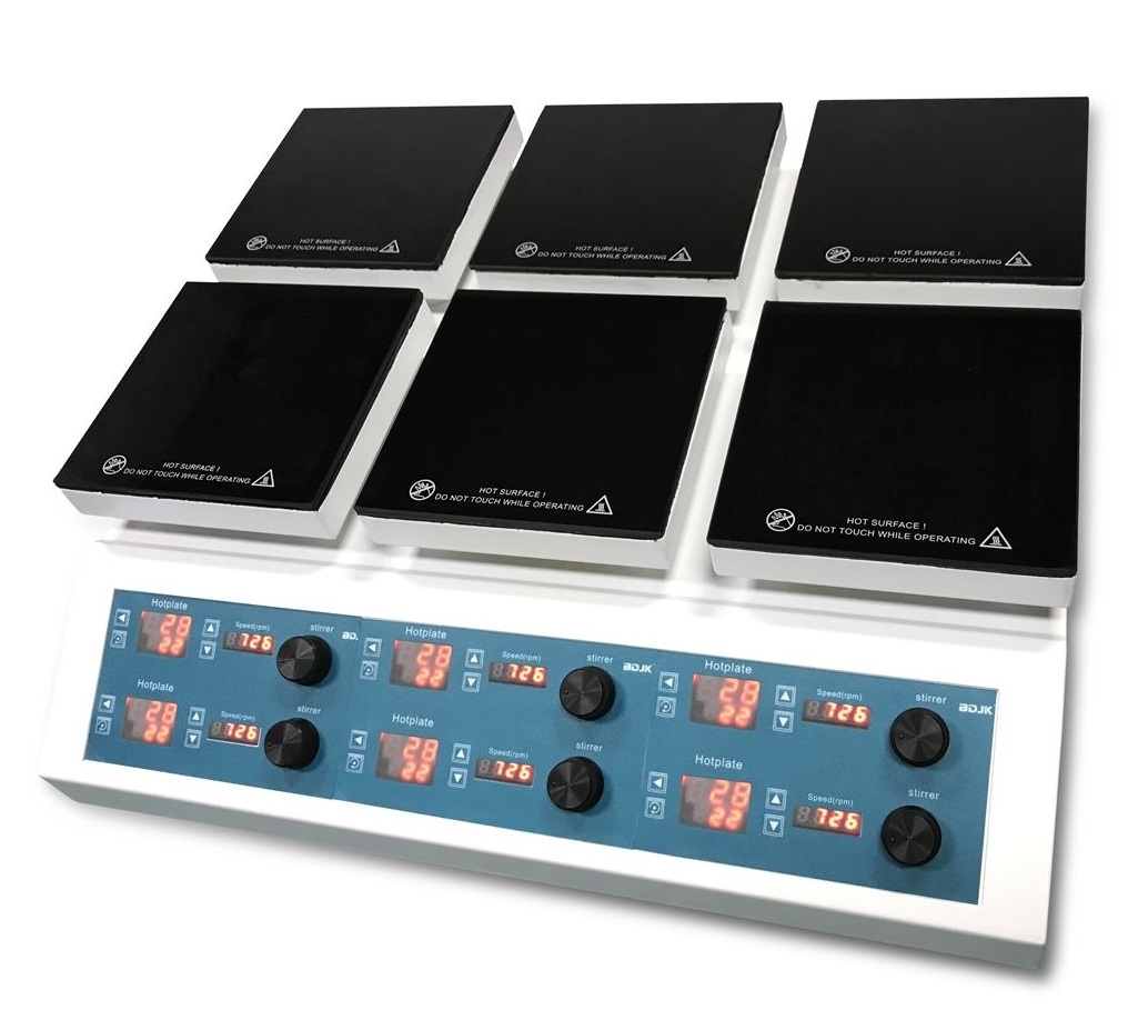 HMS-901D4聯(lián)、6聯(lián)多工位新型加熱磁力攪拌器