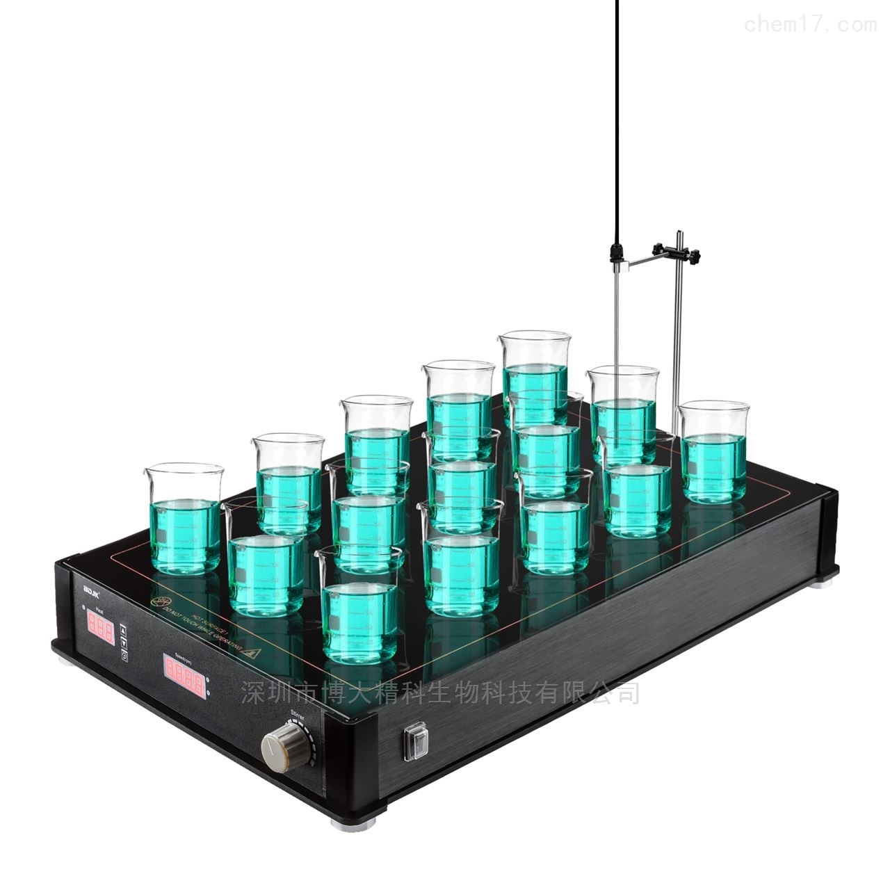 HMS-15H六價(jià)鉻檢測(cè)新規(guī)專用多點(diǎn)加熱攪拌器